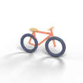 A clay bicycle