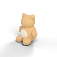 A clay plush toy