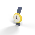 A clay wristwatch